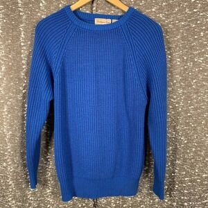Vintage Bermuda Run Blue Knit Pullover Sweater Preppy Women's M